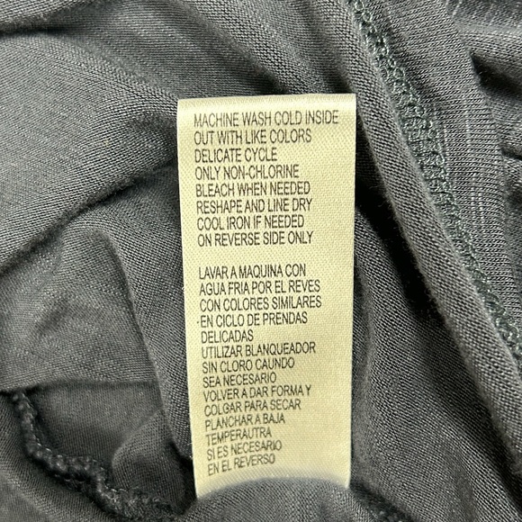 Democracy Charcoal Ruffle Blouse - Picture 7 of 8